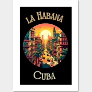 "Havana Hideaway: Vibrant Oasis in Retro Chic" - Retro Travel Cool Posters and Art